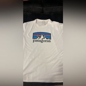 White Patagonia t shirt size Large